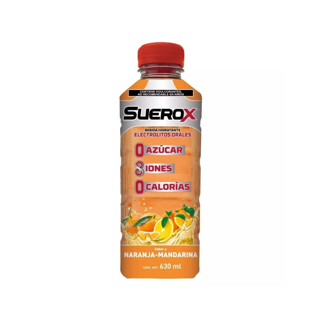 Suero Suerox 8Iones Naranja Mandarina 630 Ml