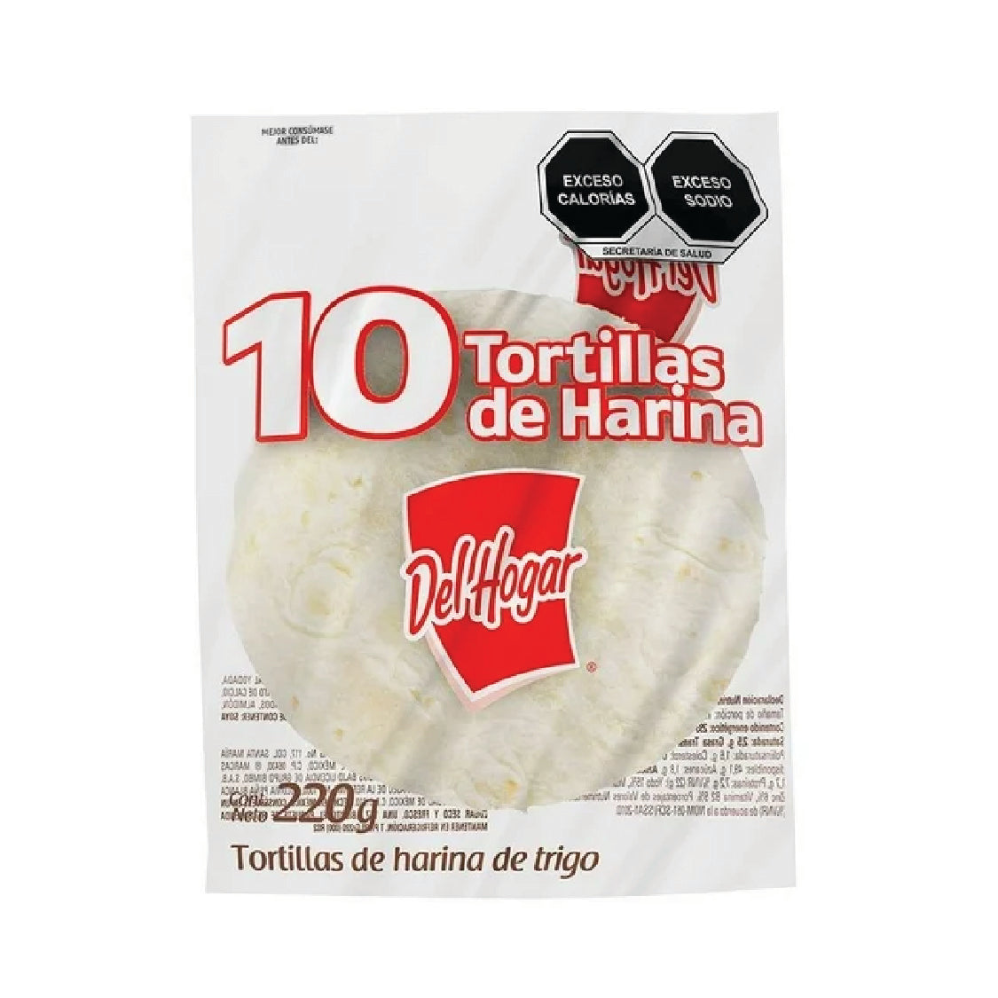 Tortillas Del Hogar De Harina 220Gr