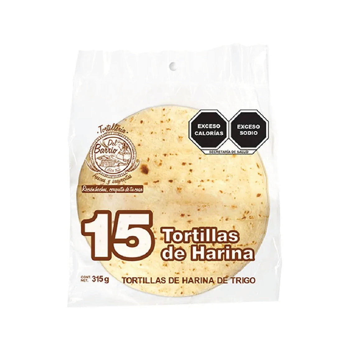 Tortillas Mission Harina Barrio 15 Pz 315 Gr