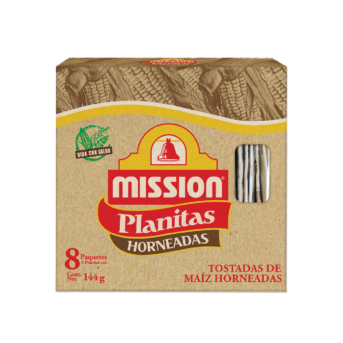 Tostadas Mission Planitas Horneda 144Gr