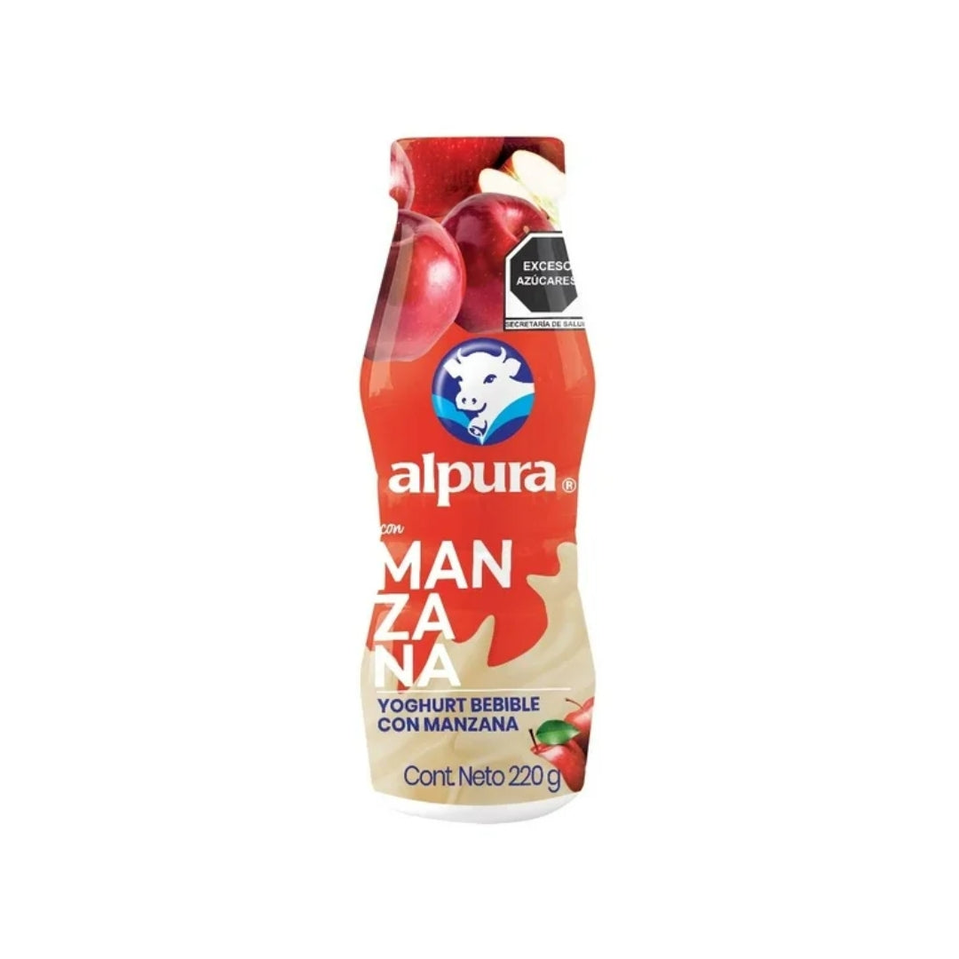 Yogurt Alpura Beber Manzana 220 Gr