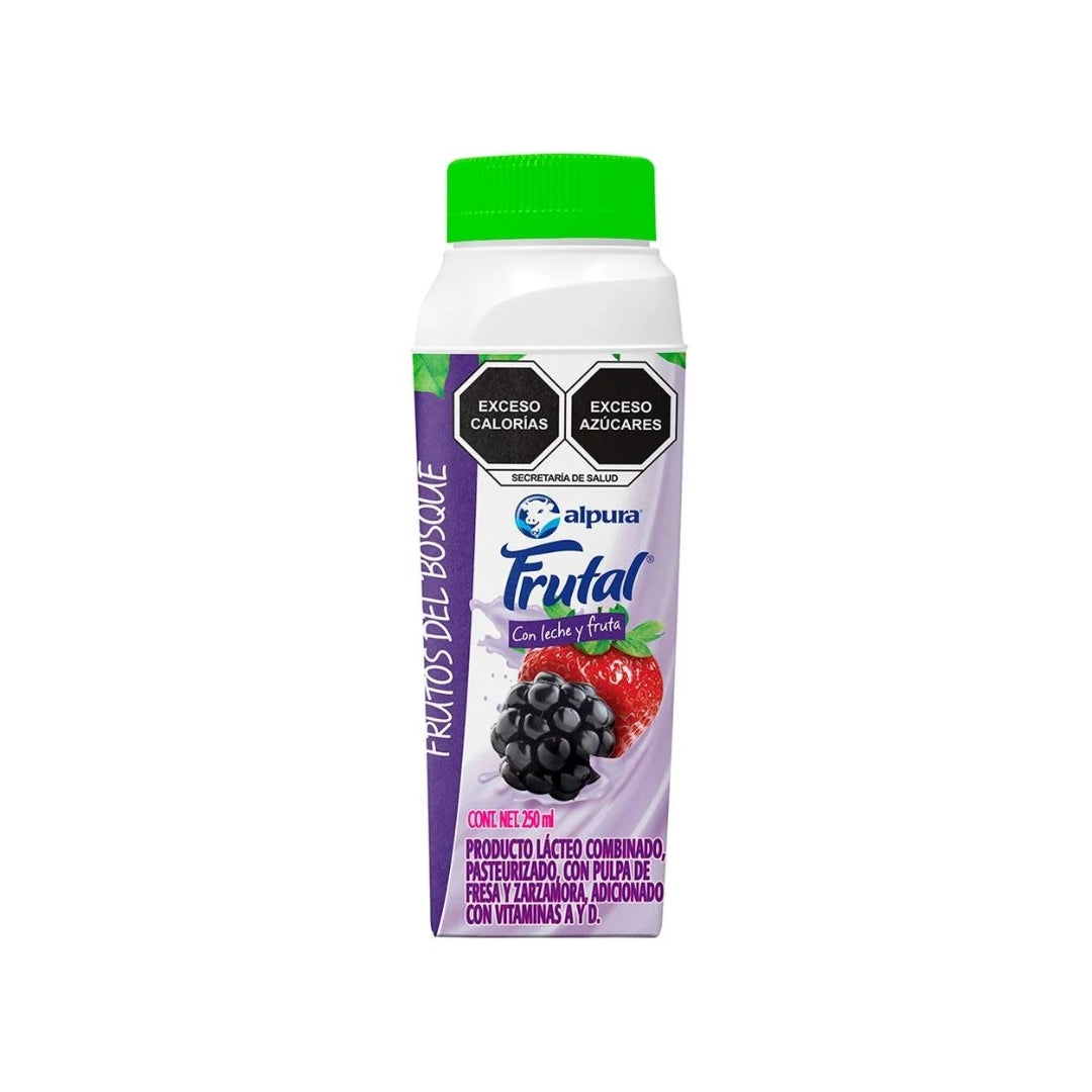 Yogurt Alpura Frutal Fresa/Zarzamora 250 Ml