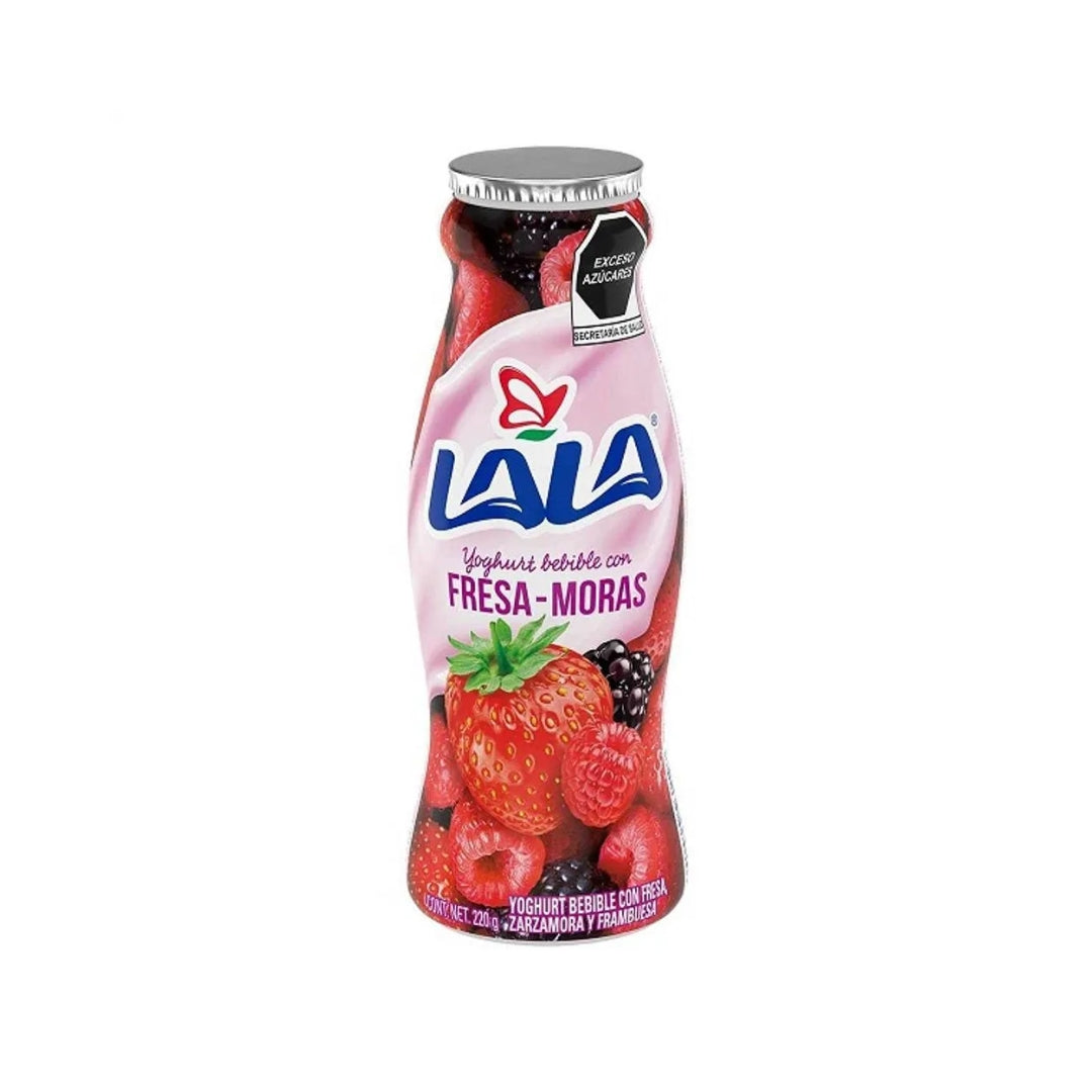 Yogurt Lala Beber Fresa-Moras 220 Gr