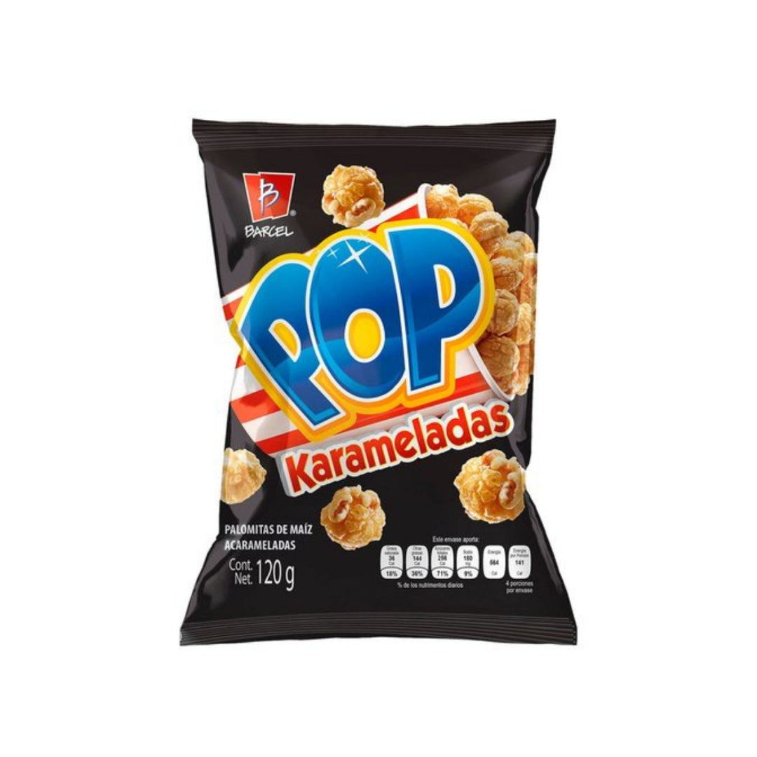 Botanas Barcel Pop Karameladas 110 Gr