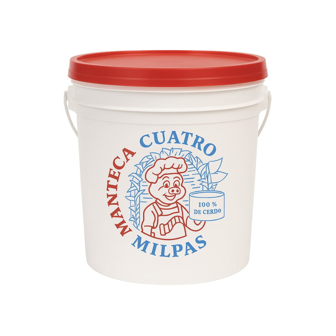 Manteca Puerco Cuatro Milpas 3 Kg