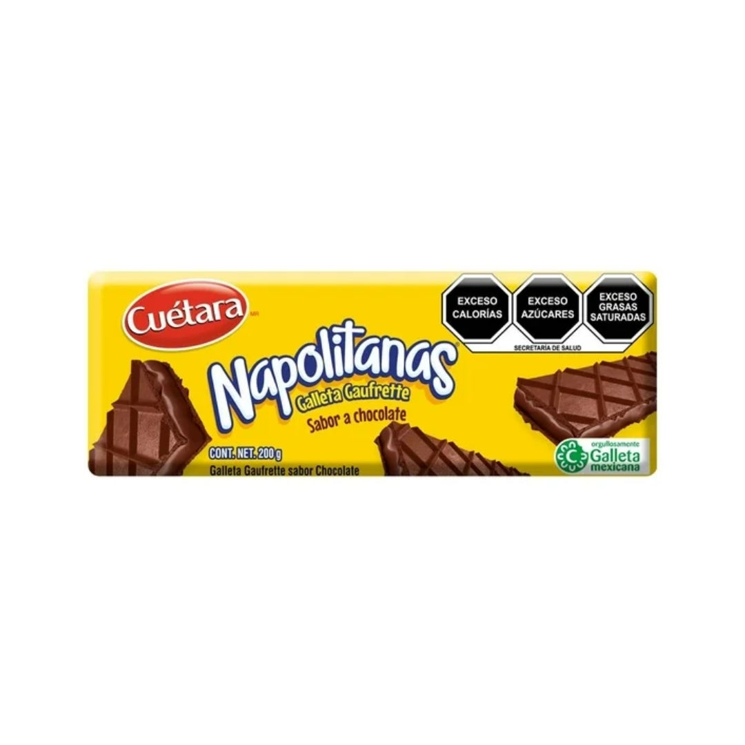 Galletas Cuetara Napolitanas Chocolate 200Gr