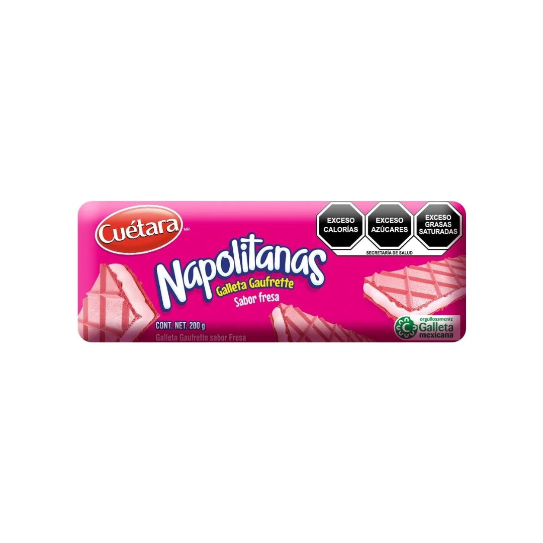 Galletas Cuetara Napolitanas Fresa 200 Gr