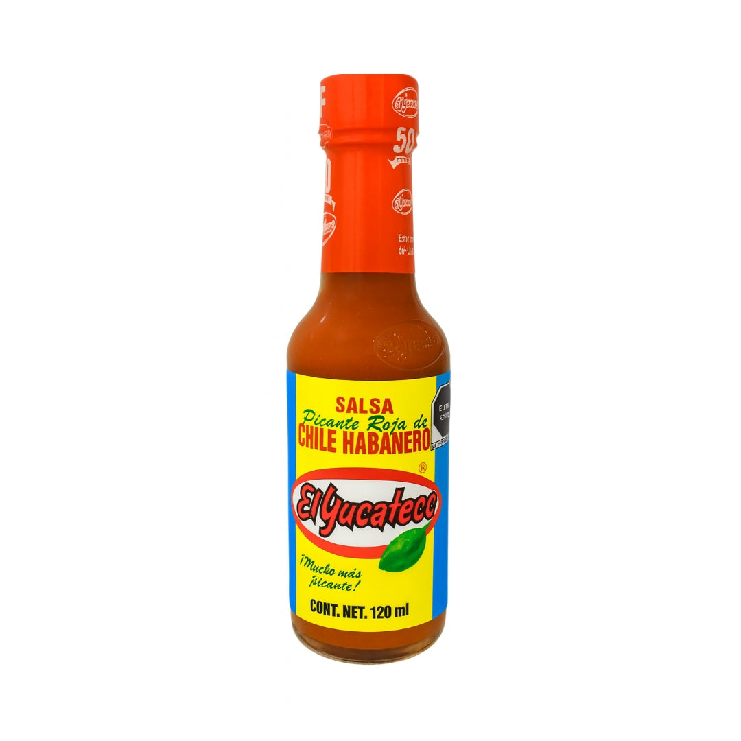 Salsa Habanera El Yucateco Hab. Rojo 120 Ml