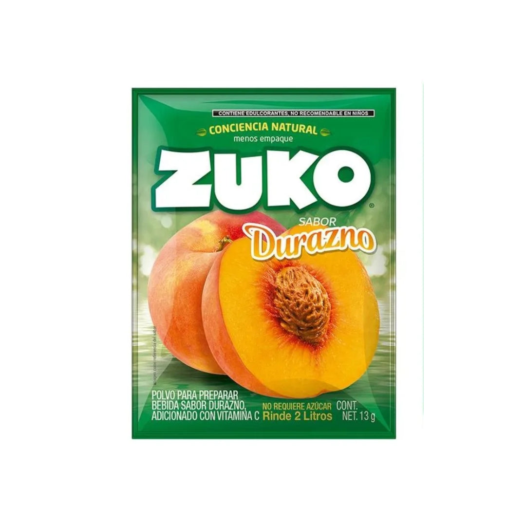 Bebida En Polvo Zuko Durazno 15Gr.