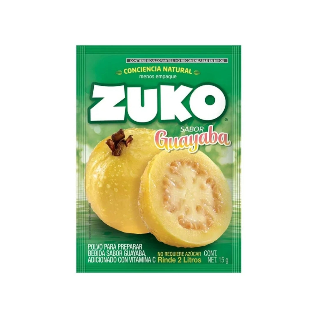 Bebida En Polvo Zuko Guayaba 15Gr.