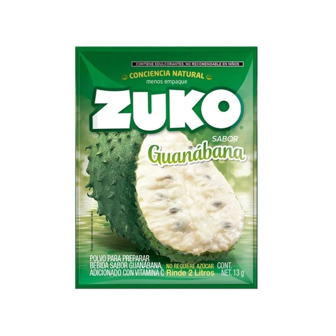Bebida En Polvo Zuko Guanabana 15Gr.
