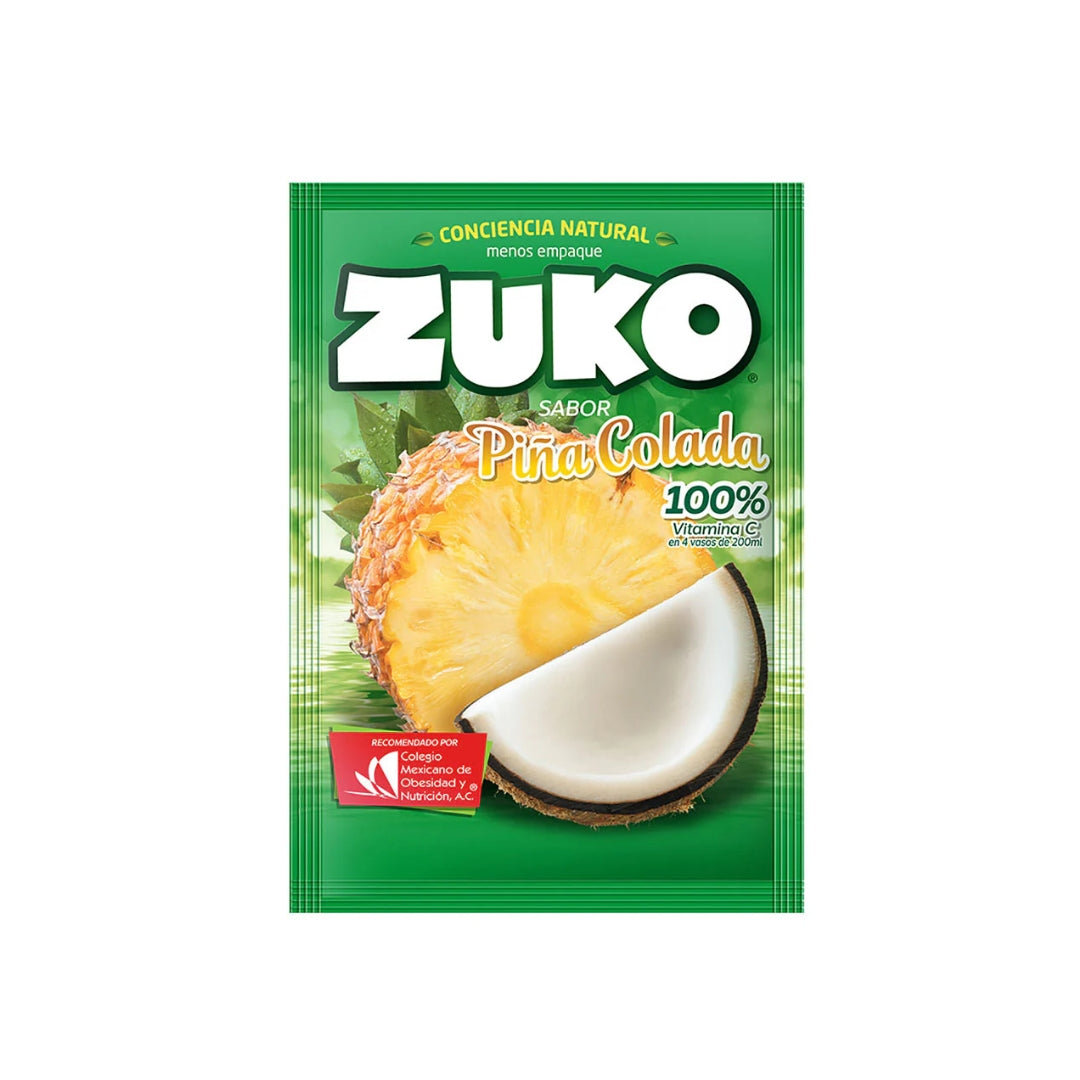 Bebida En Polvo Zuko Piña Colada 15Gr.