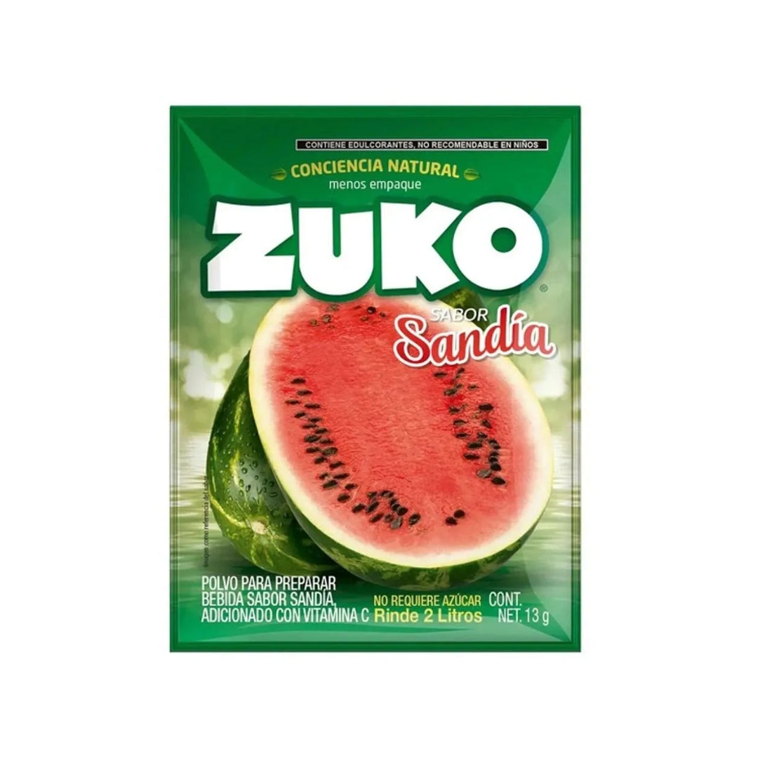 Bebida En Polvo Zuko Sandia 15Gr.