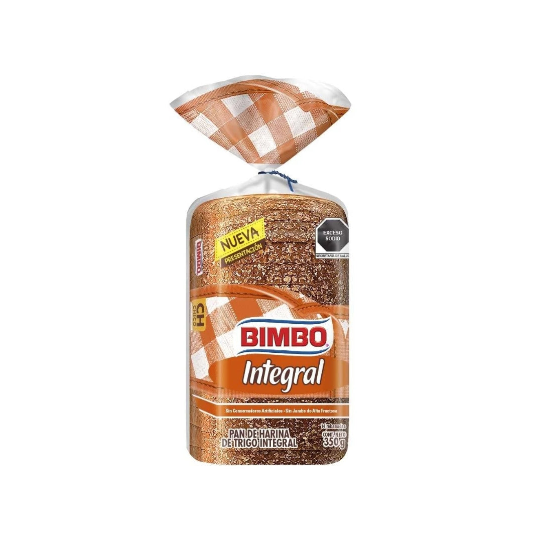 Pan Bimbo Integral Chico 300 Gr