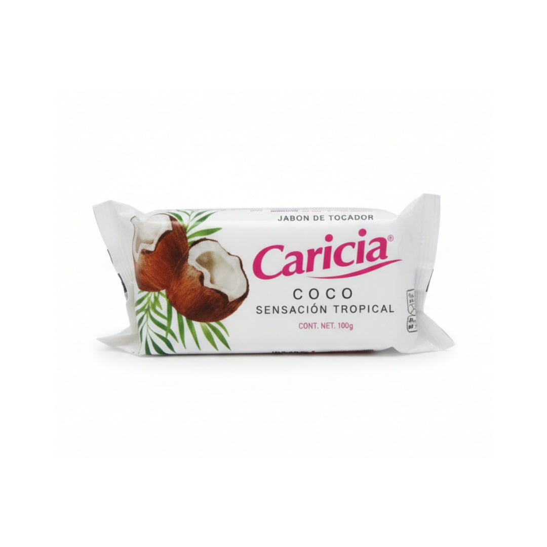 Jabon De Baño Caricia Coco 90 Gr