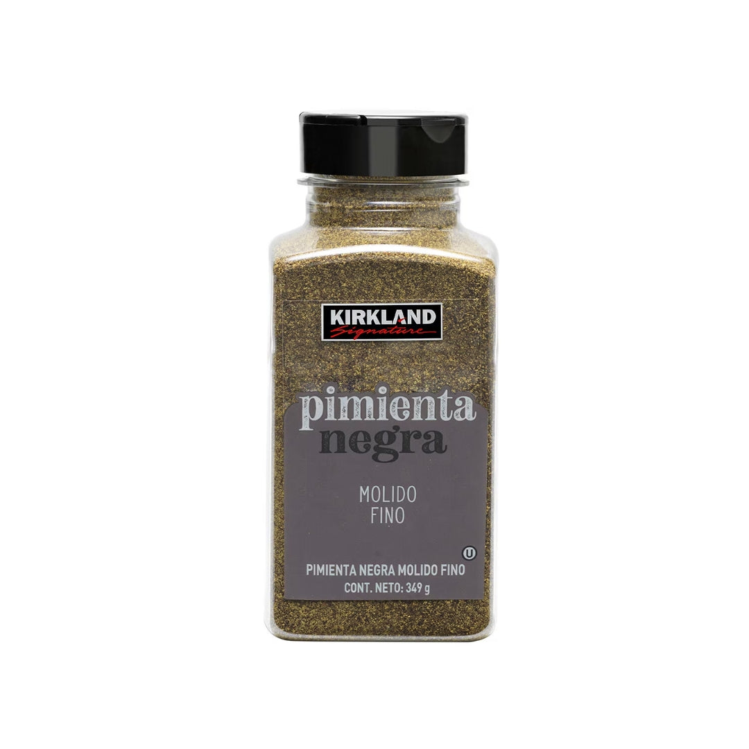 Especias Frasco Kirkland Pimienta Negra Molido Fino 349 Gr