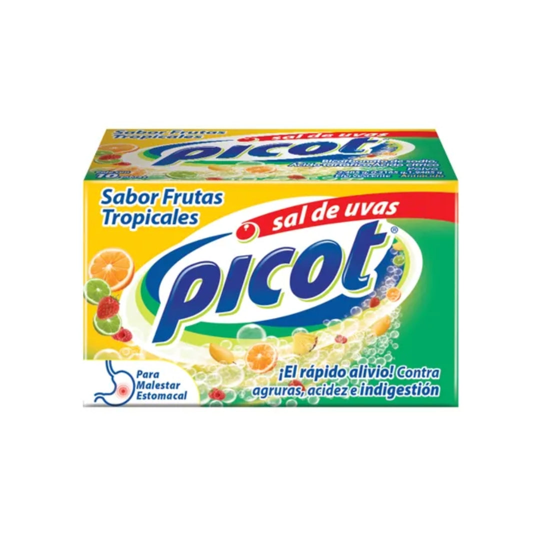 Medicamento Sal De Uvas Picot Frutas Tropicales 10 Pz