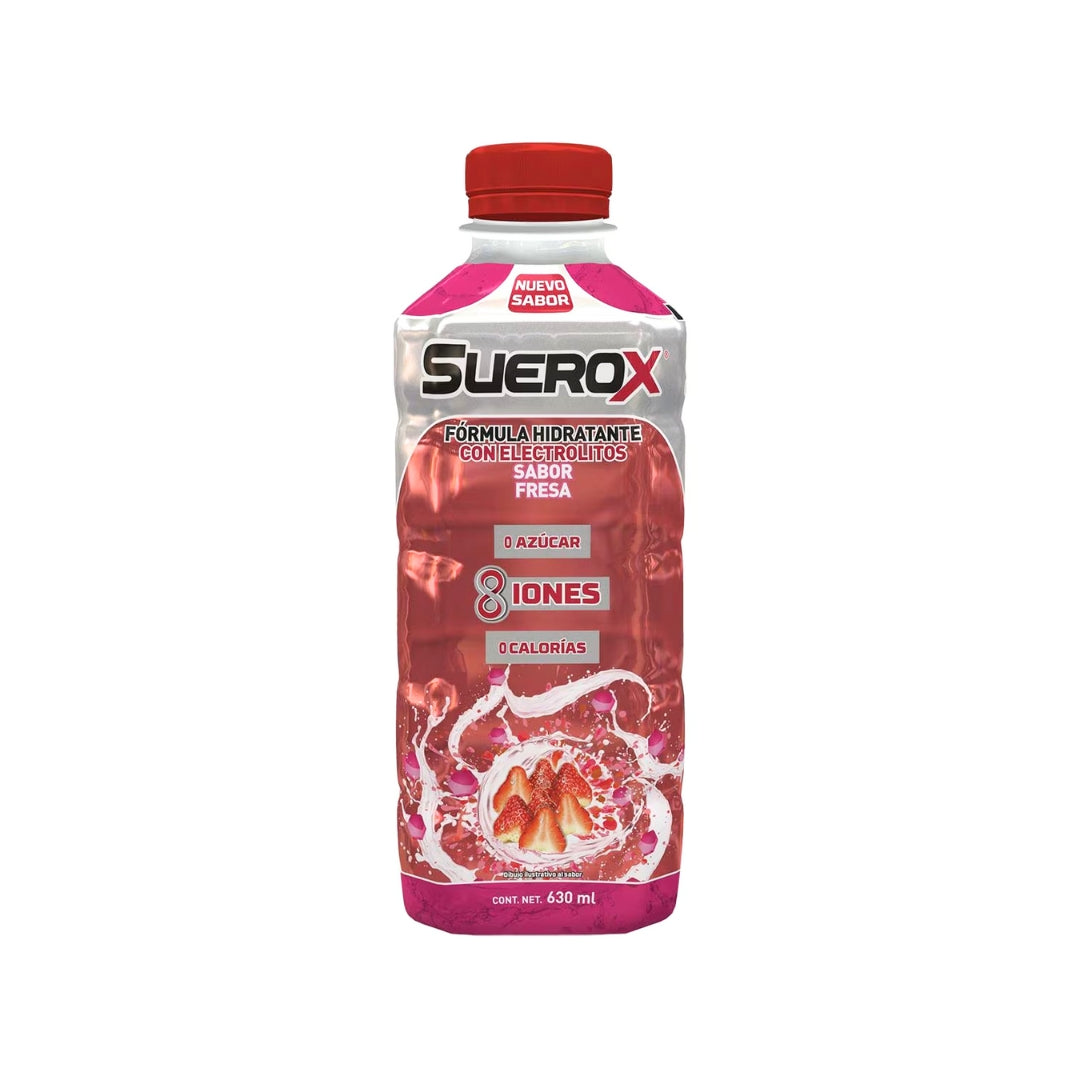 Suero Suerox 8Iones Fresa 630 Ml