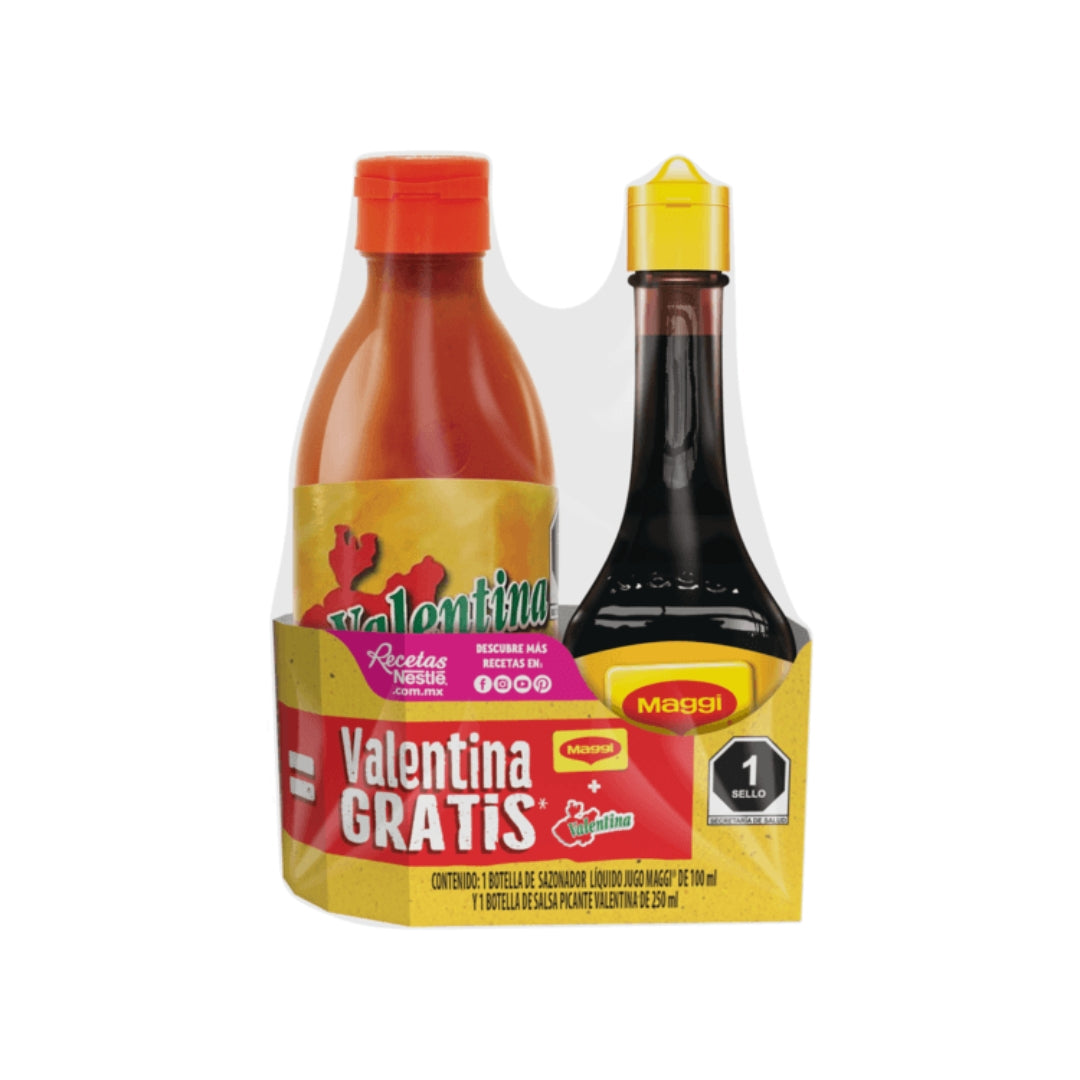 Salsa De Cocina Maggi 100 Ml + Salsa Valentina 250 Ml