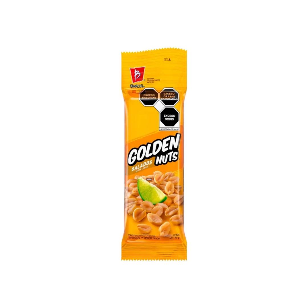 Botana Barcel Cacahuate Golden Nuts Saldos 78gr pz