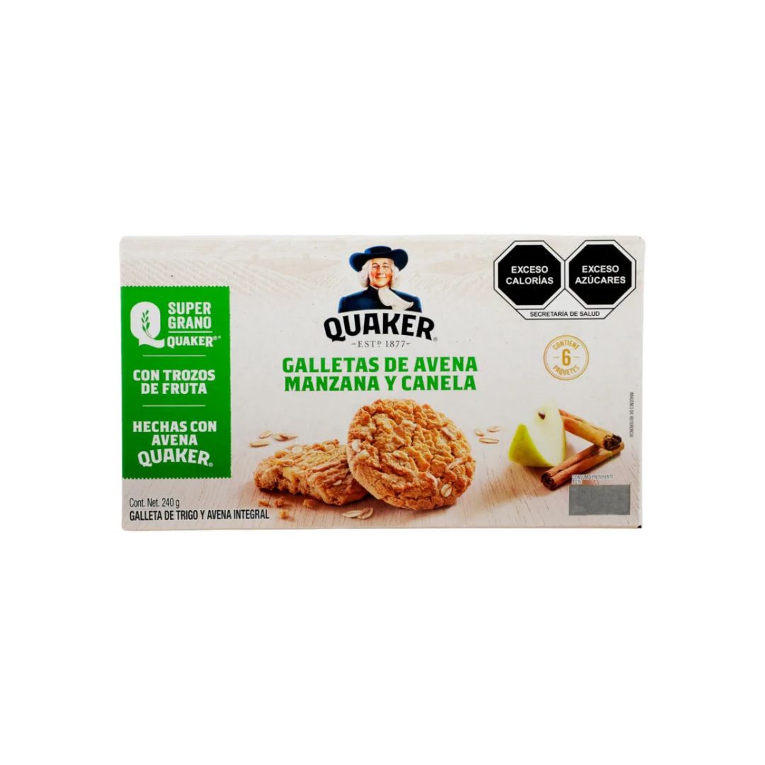 Galletas Quaker Avena Manzana 240 Gr (1)