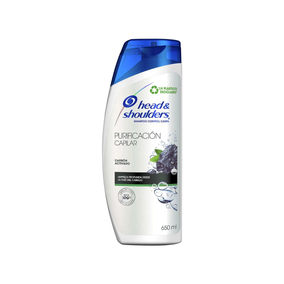 Shampoo Head & Shoulders Purificacion Capilar 650 Ml (12)