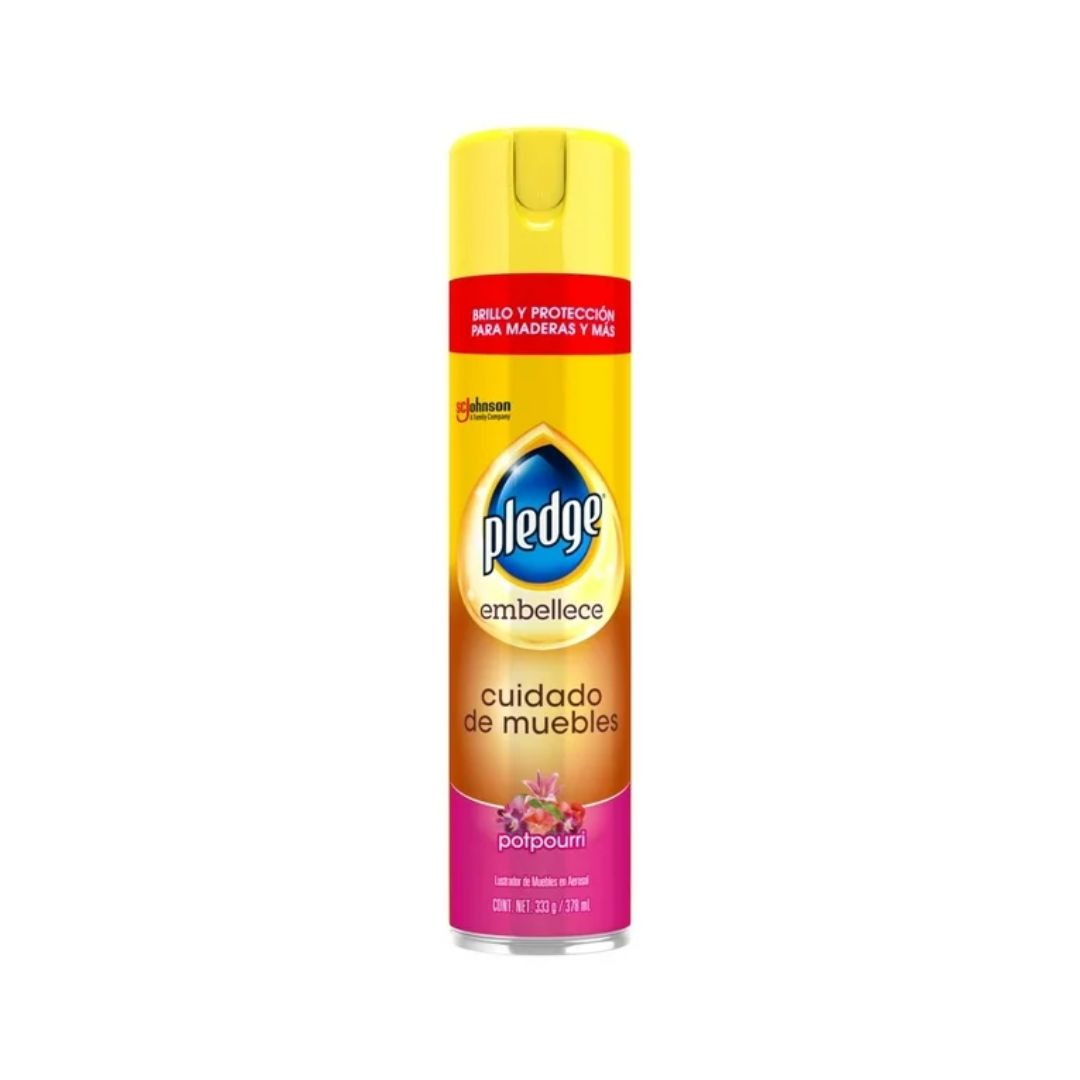 Limpiador De Muebles Pledge  Cuidado De Muebles 378 Ml (1)