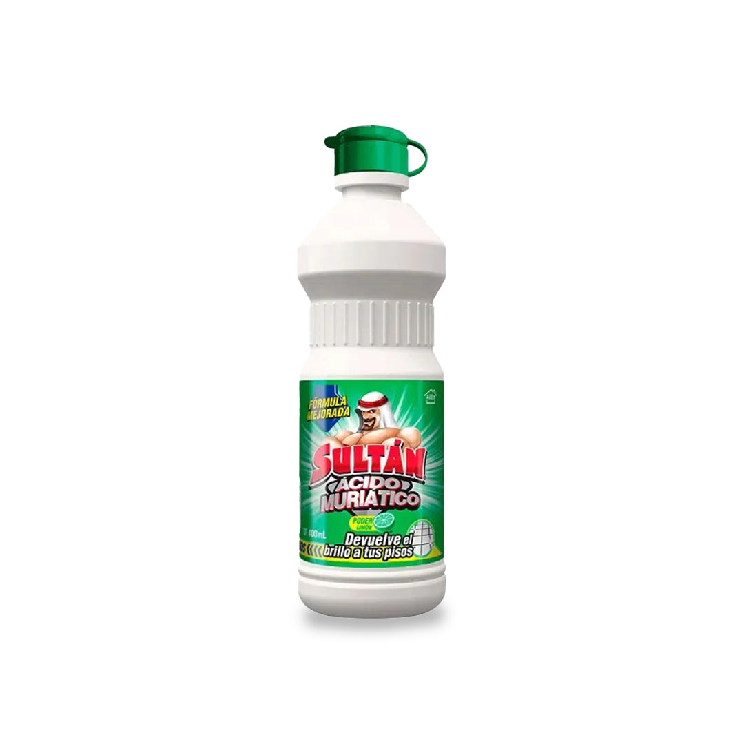 Limpiador De Baño Sultan Acido Muriatico Limon 400 Ml. (20)
