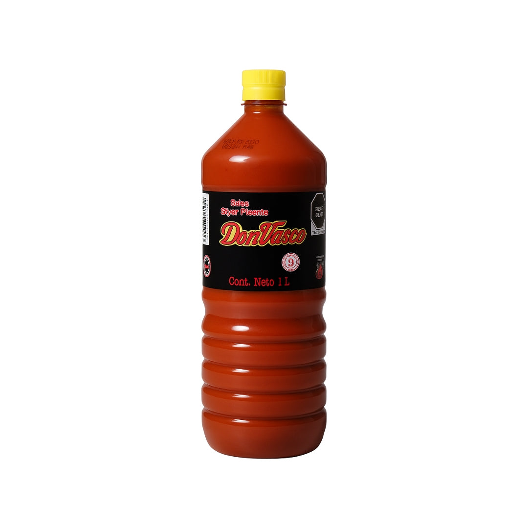 Salsa Picante Don Vasco Etiqueta Negra 1 Lt (12)