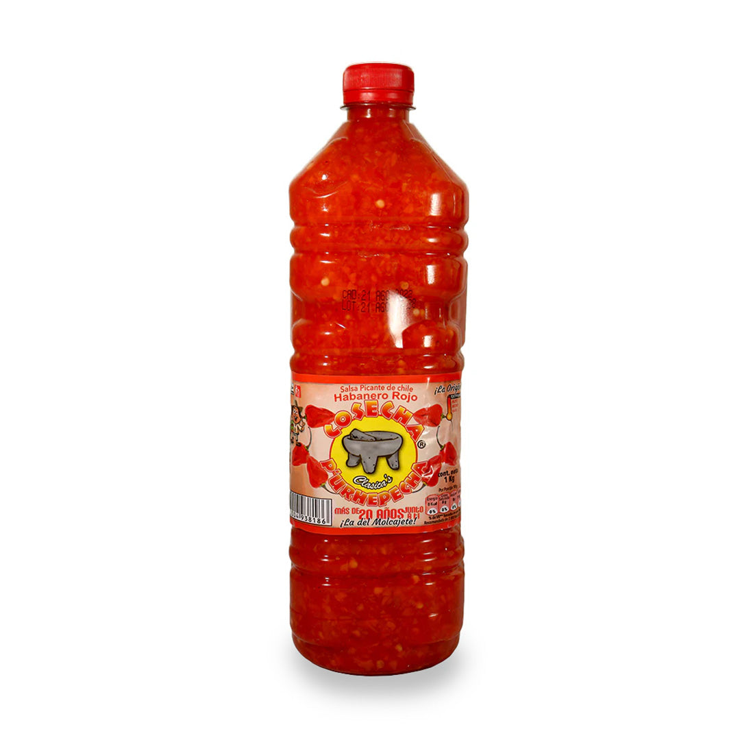 Salsa Habanera Cosecha Purepecha Roja 1 Lt  (6)