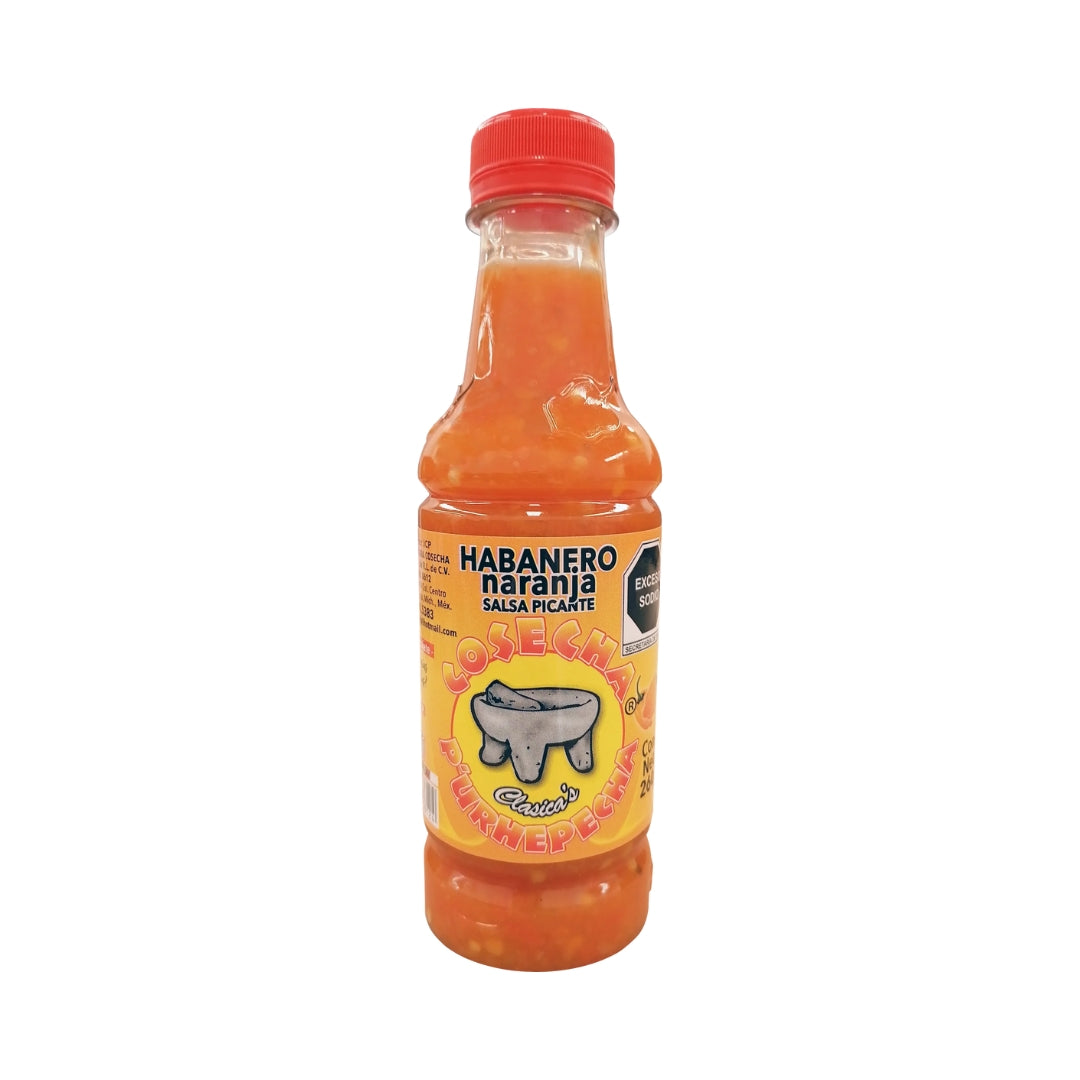 Salsa Habanera Cosecha Purepecha Naranja 1 Lt (6)