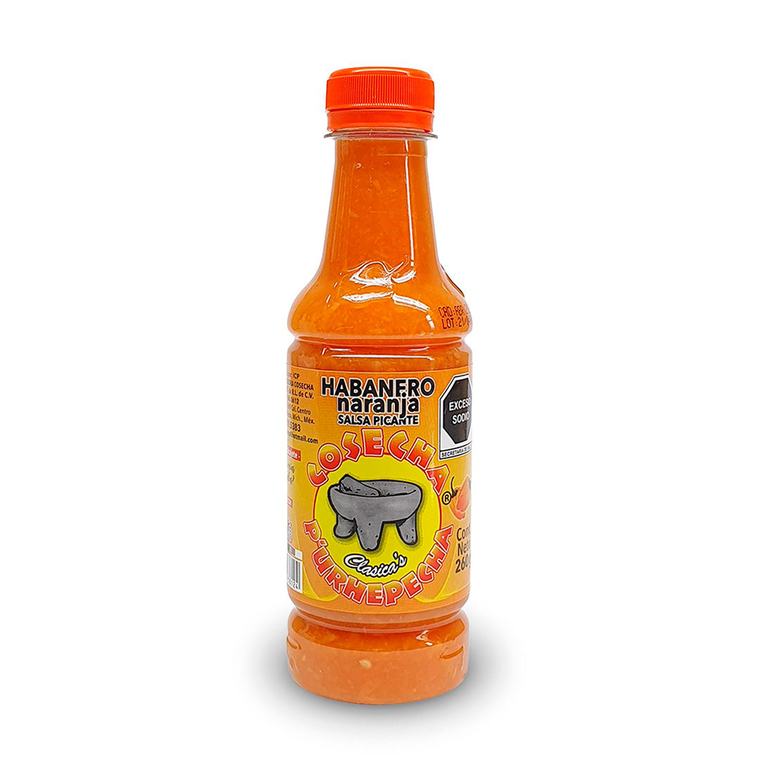 Salsa Habanera Cosecha Purepecha Naranja 260 Gr (6)