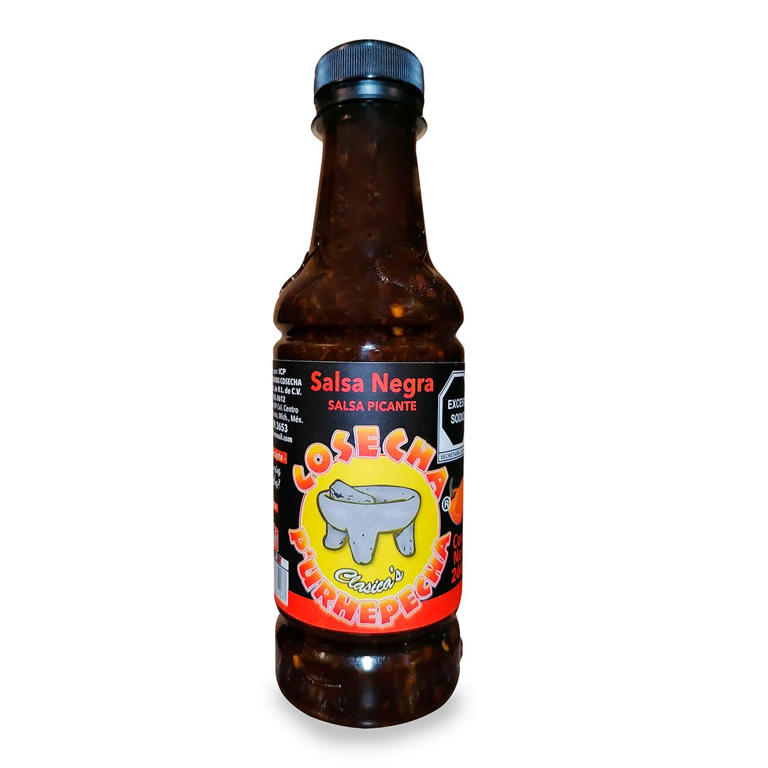 Salsa Habanera Cosecha Purepecha Negra 260 Gr 6)