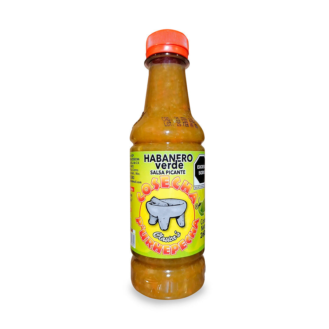 Salsa Habanera Cosecha Purepecha Verde 260 Gr 6)