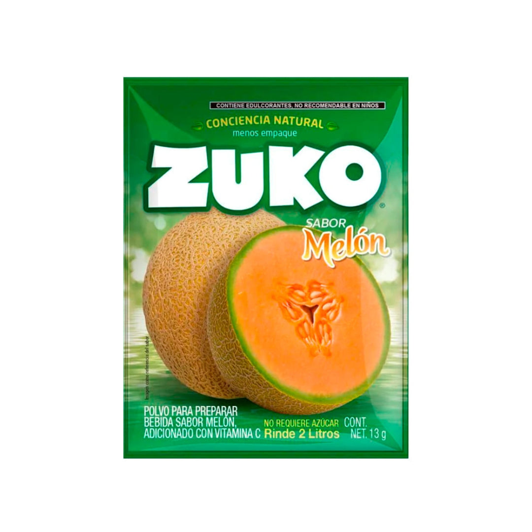 Bebida En Polvo Zuko Melon 13 Gr (96)