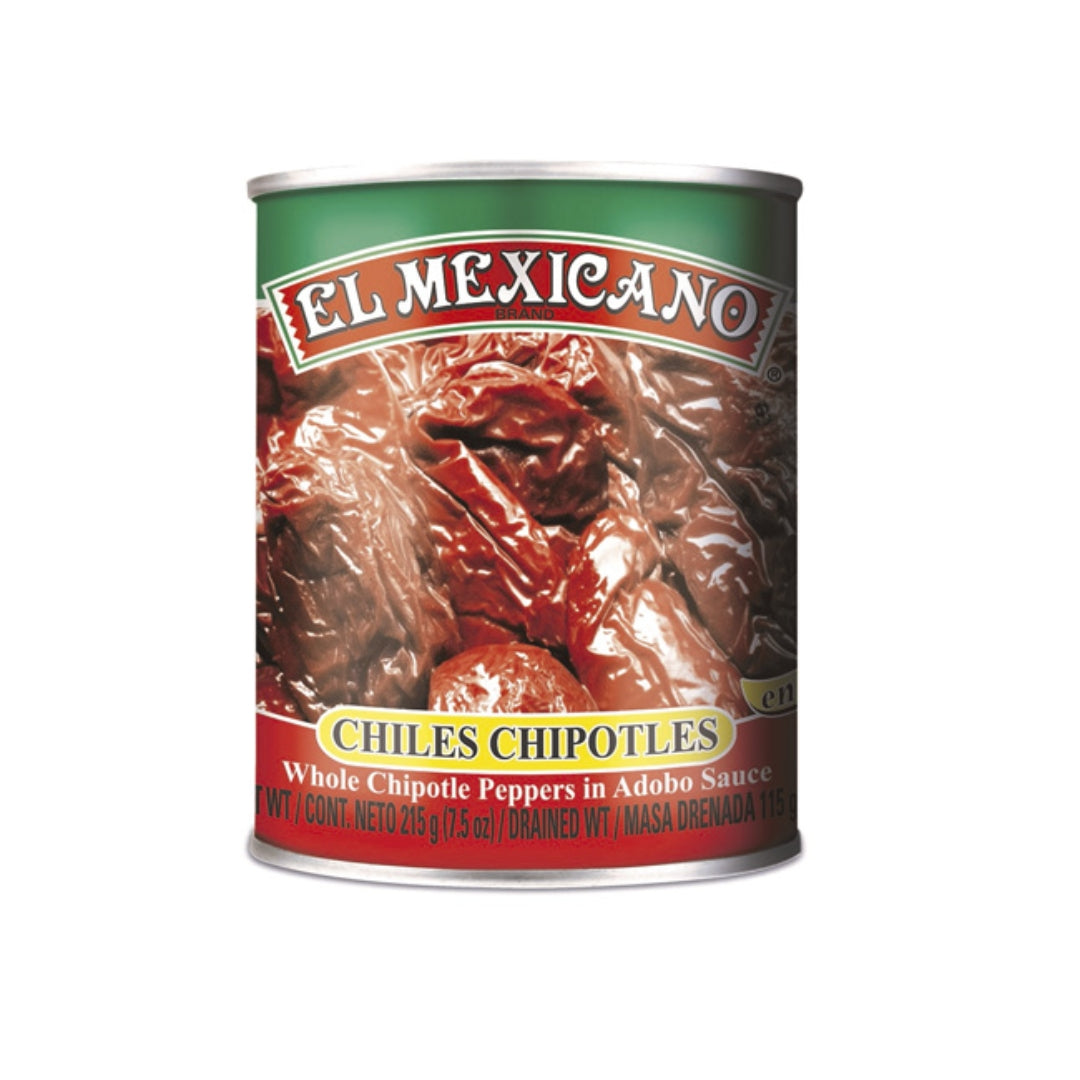 Chiles En Lata El Mexicano Chipotle 215 Gr (24)