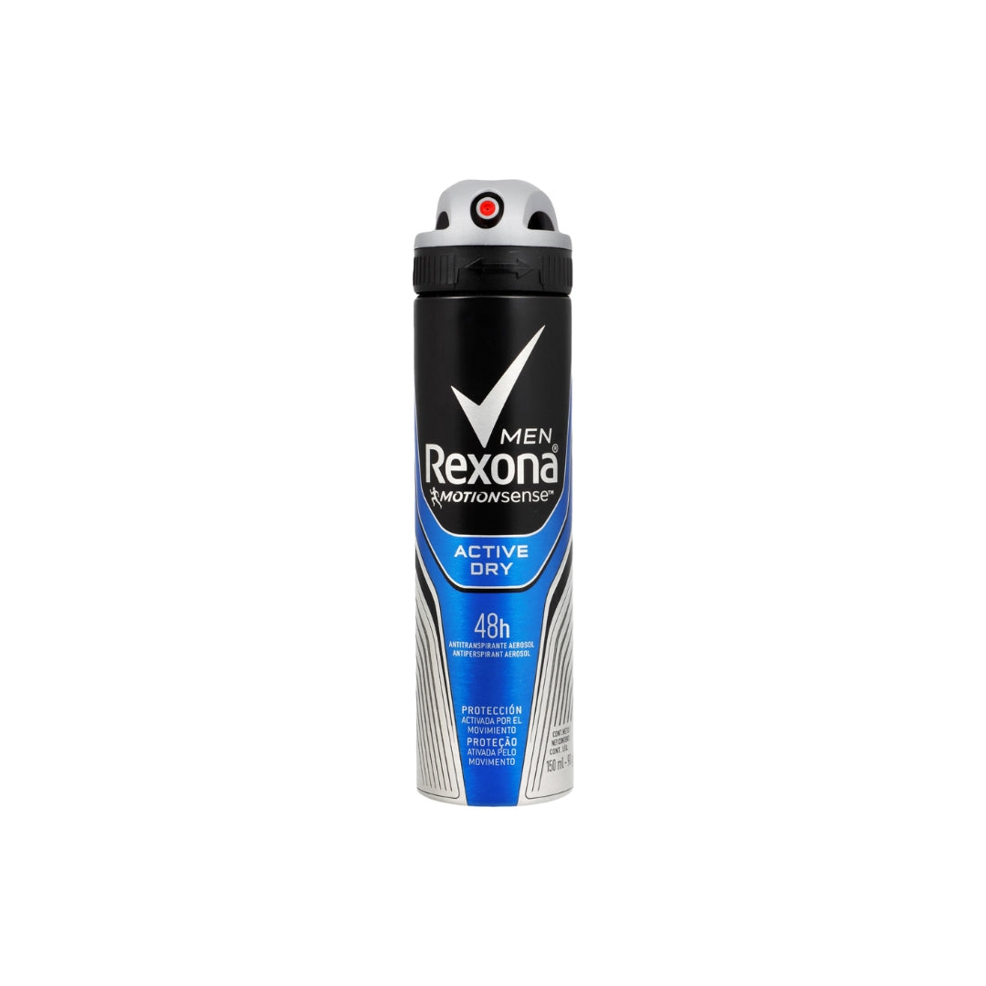 Desodorante Rexona Aerosol Active Dry 150 Ml (12)