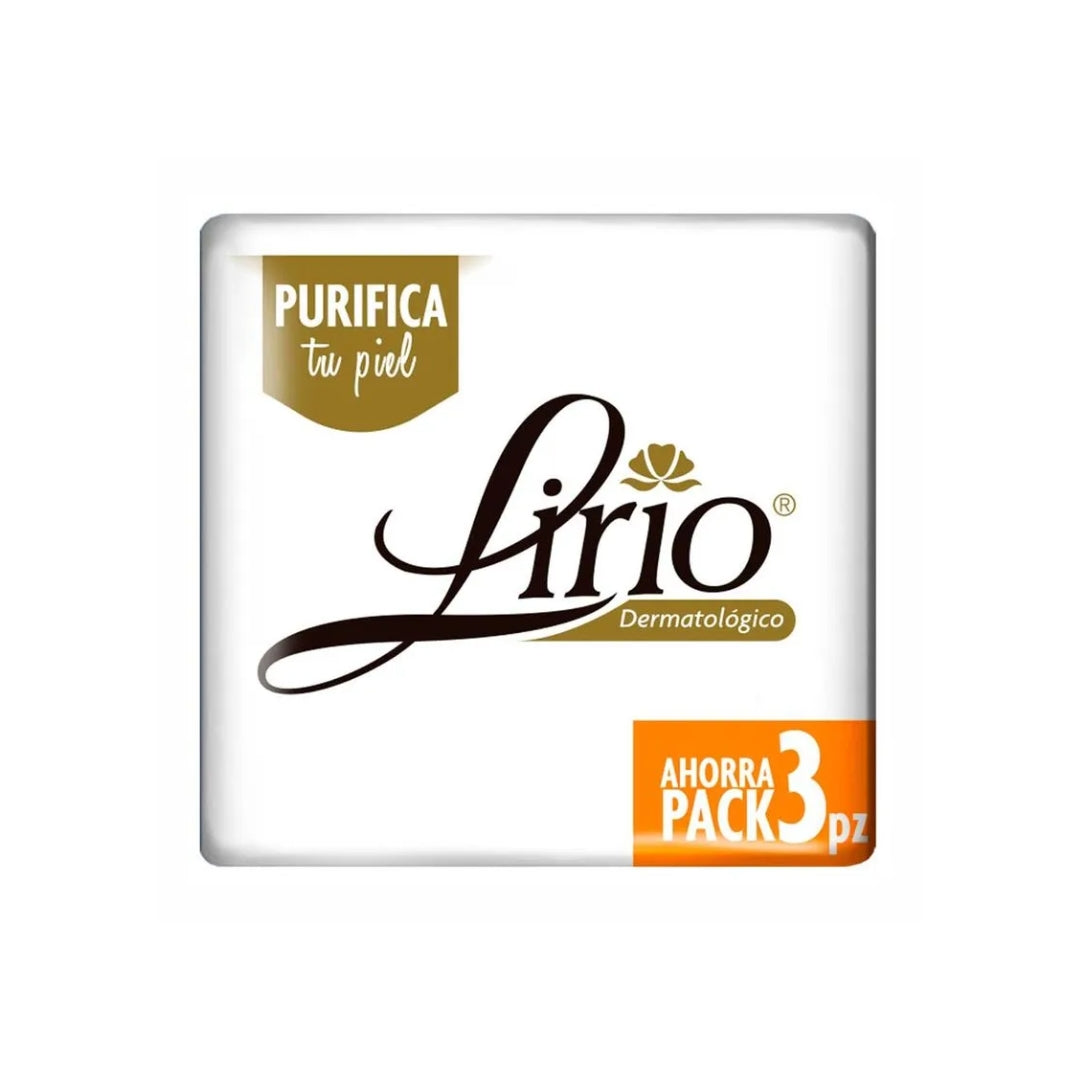 ZJabon De Baño Lirio Dermatologico 3 Pz 360 Gr (1)