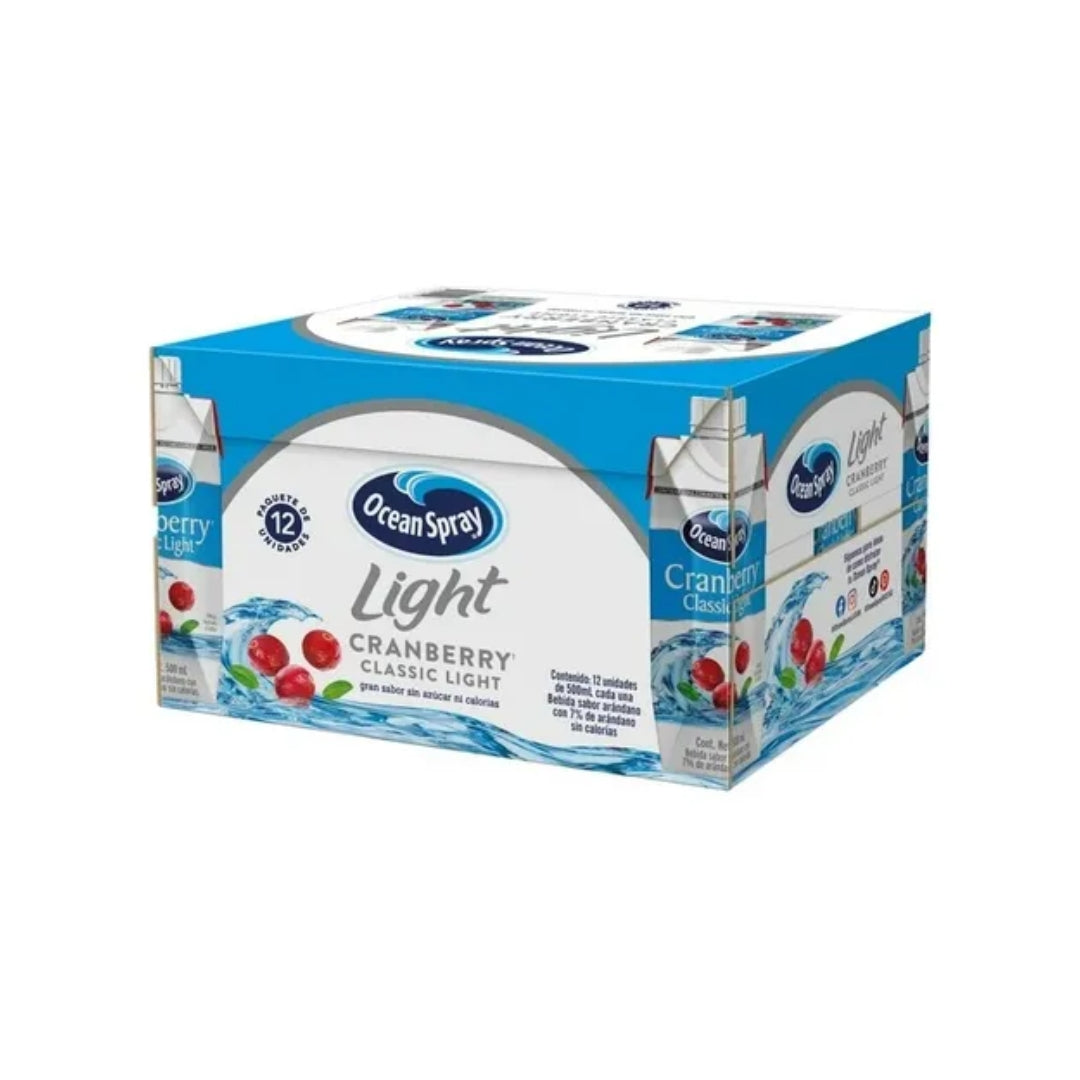 Jugo Tetra Ocean Spray Cranberry Clasic Light 500ml pz (12)