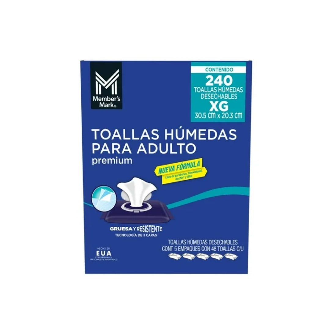 Toallas Para Bebe Members Adulto 48 Pz (5)