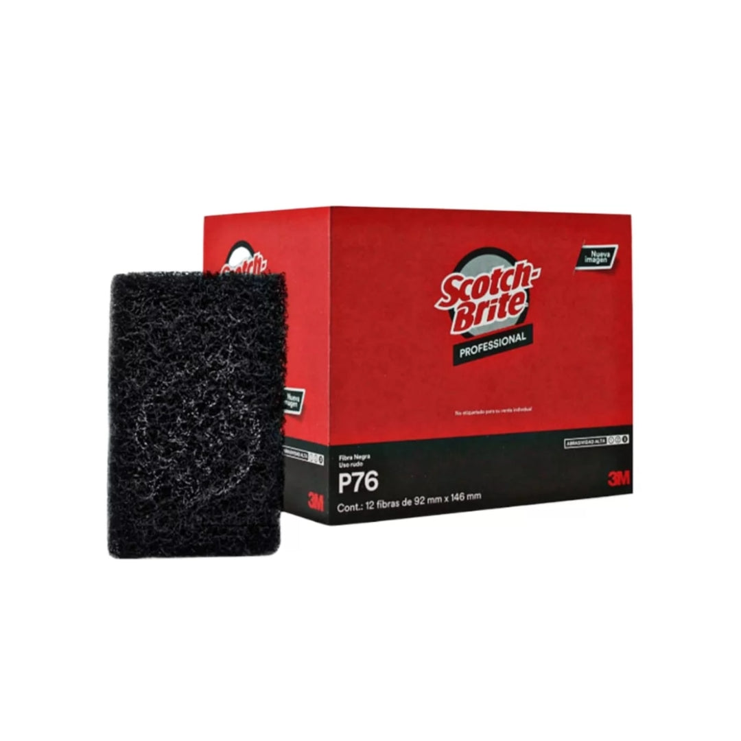 Fibras Scotch Brite Negra P76 Pz (12)