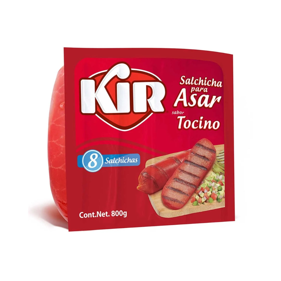 Salchicha Para Asar Tocino Kir 800 Gr