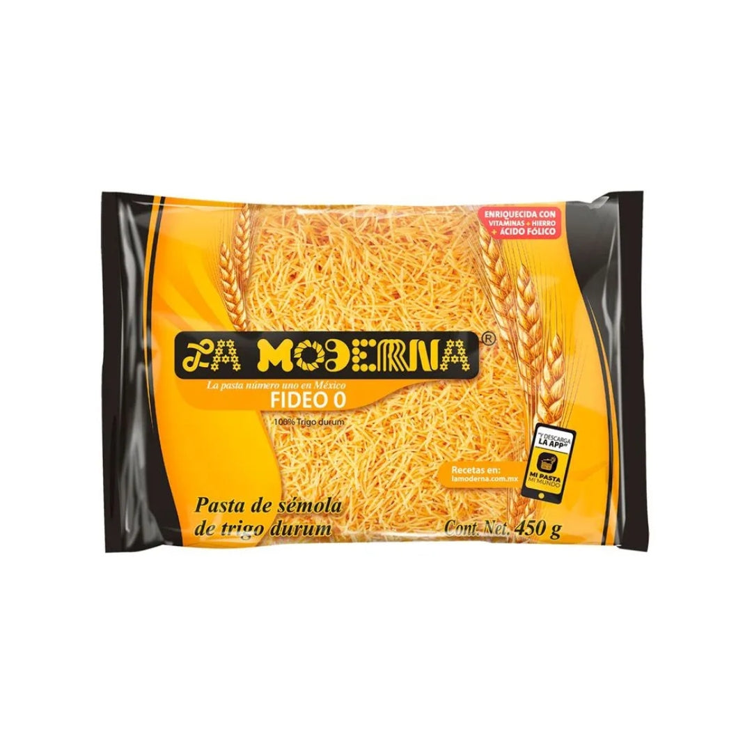 Sopa La Moderna Fideo 0 450 Gr.(10)