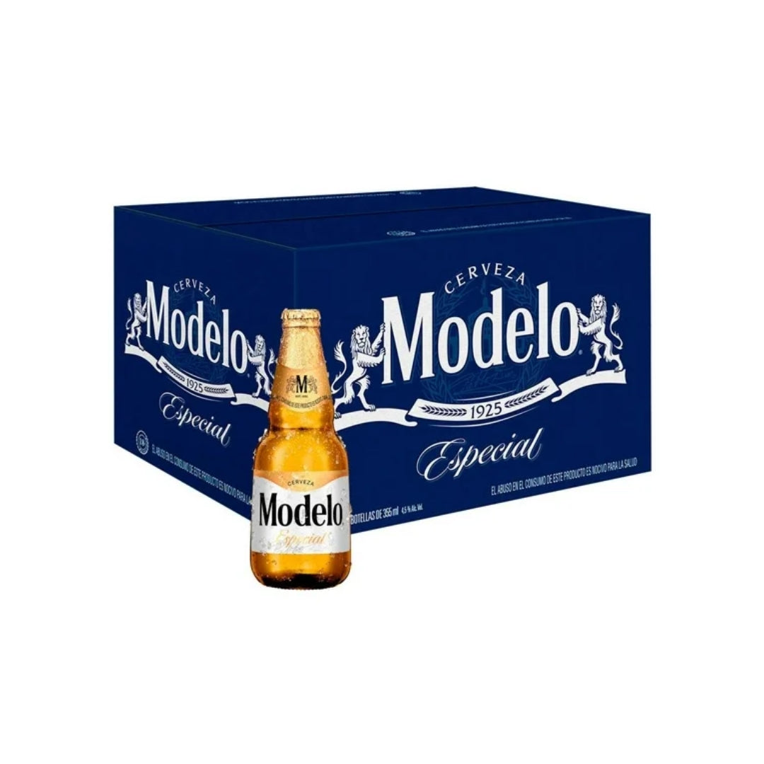 Cerveza Modelo Cero Dorada Botella 355 Ml (12)