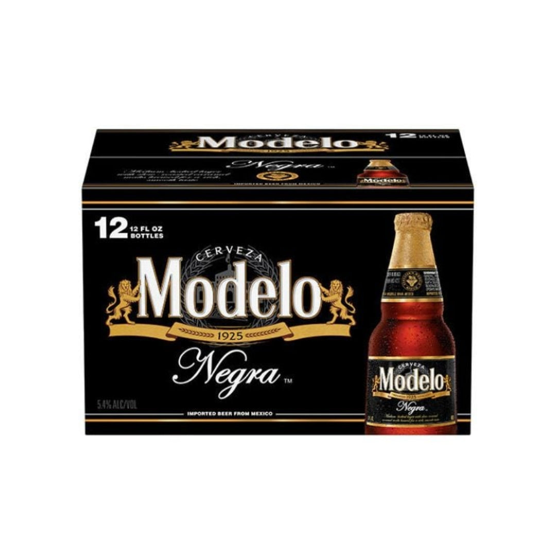 Cerveza Modelo Cero Negra Botella 355 Ml (12)