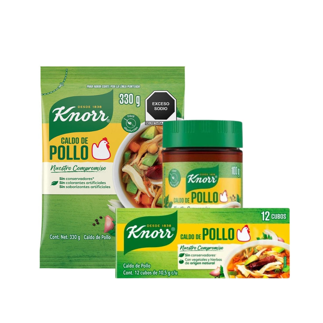 Knorr Suiza 330 Gr + Knorr Suiza Super 12 + Frasco Pz (1)