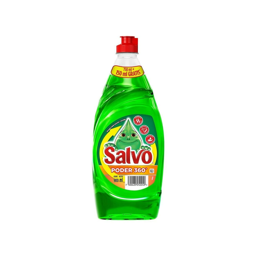Detergente Trastes Liquido Salvo Poder 360 900 Ml (12)