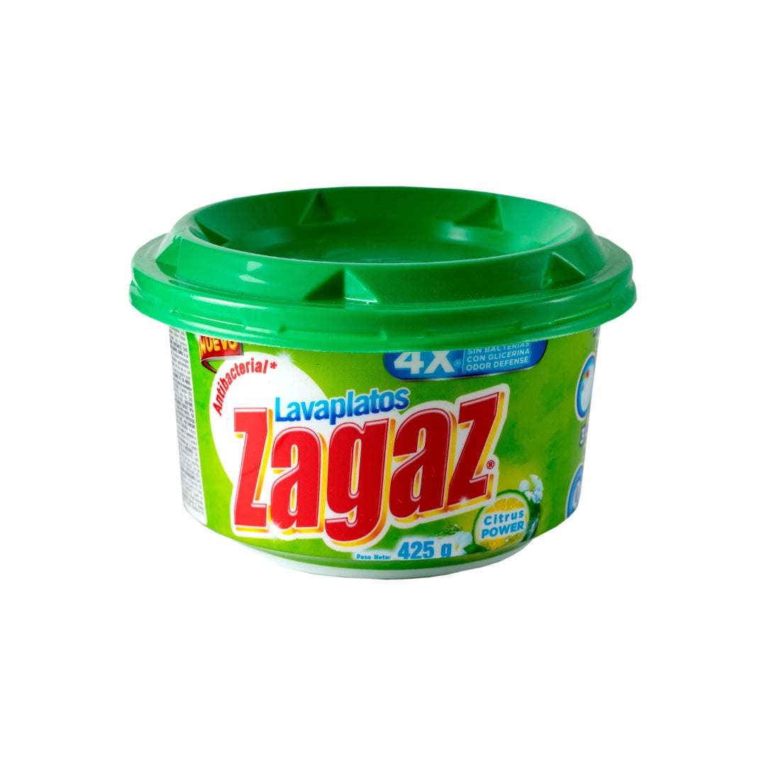 Detergente Trastes Zagaz Pasta Limon 425 Gr (16)