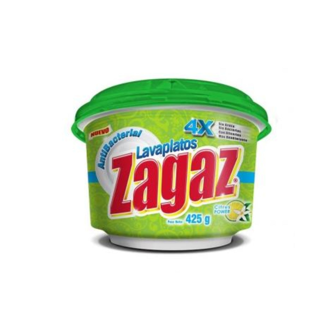 Detergente Trastes Zagaz Pasta Citruslimoncillo 425 Gr (16)