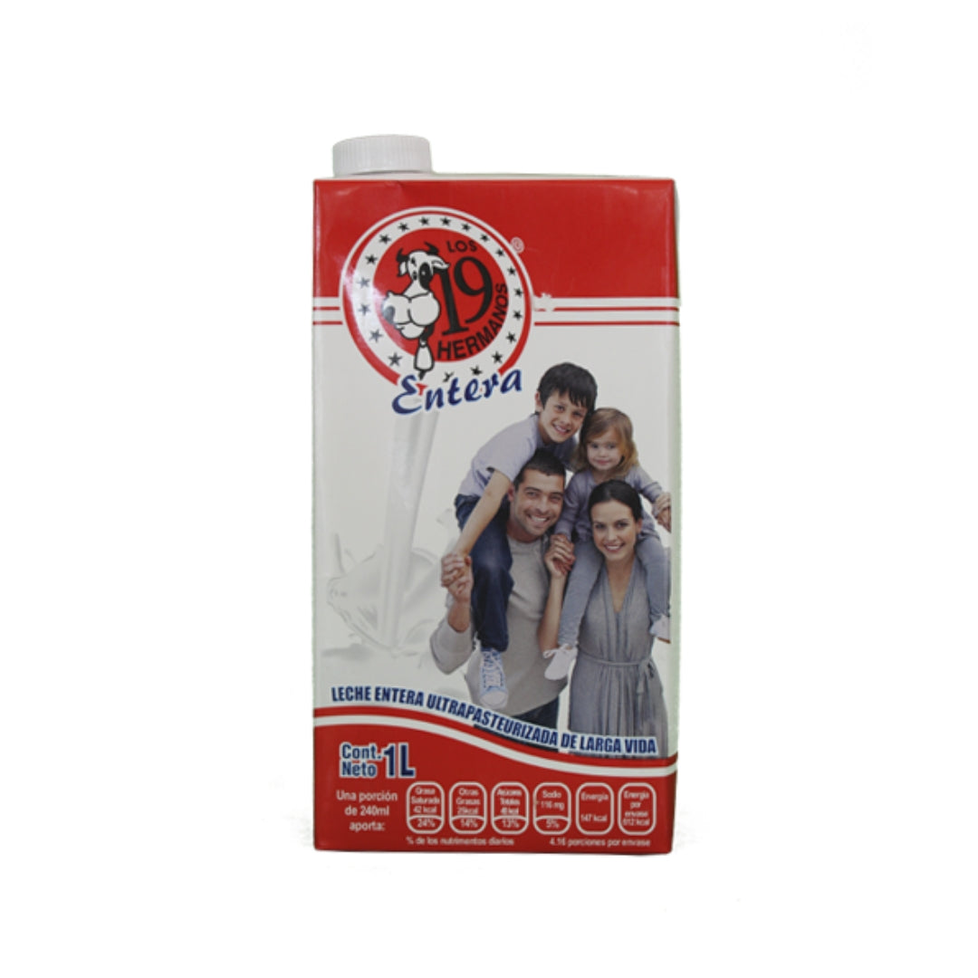 Leche Tetra 19 Hermanos Entera 1 Lt (12)